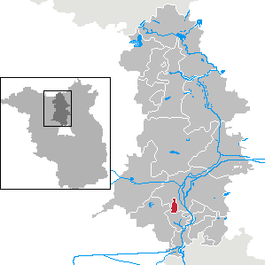 Leegebruch im Landkreis Oberhavel (schematische Lagekarte)