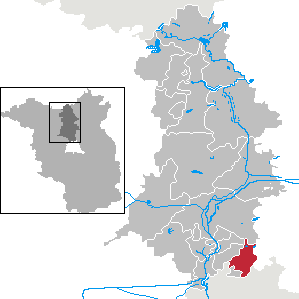 Mühlenbecker Land im Landkreis Oberhavel (schematische Lagekarte)